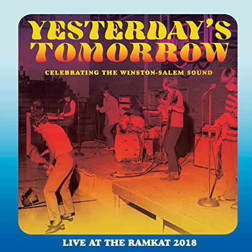 CD cover featuring a 1960s band performing live on stage.