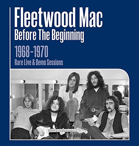 Fleetwood Mac album cover featuring a black and white photo of the band.