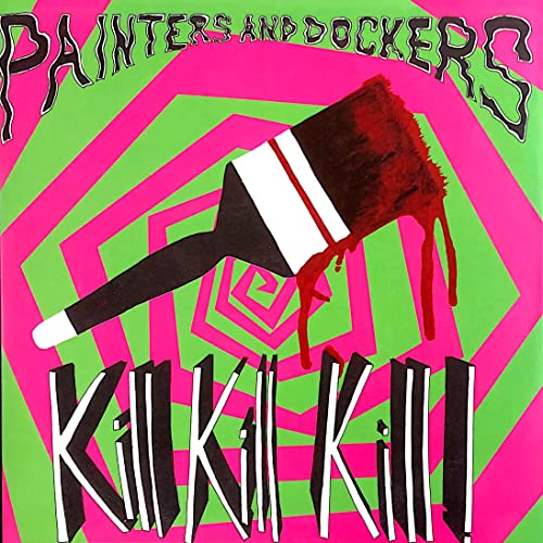 Album cover: Painters & Dockers, featuring a paint brush and swirling colors.