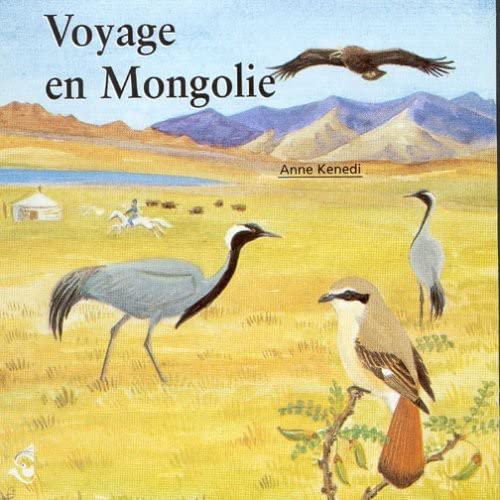 CD cover depicting Mongolian landscape with birds, horses, and a yurt.