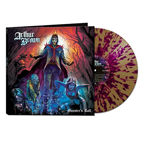 Arthur Brown’s “Monster’s Ball” vinyl record with spooky cover art.
