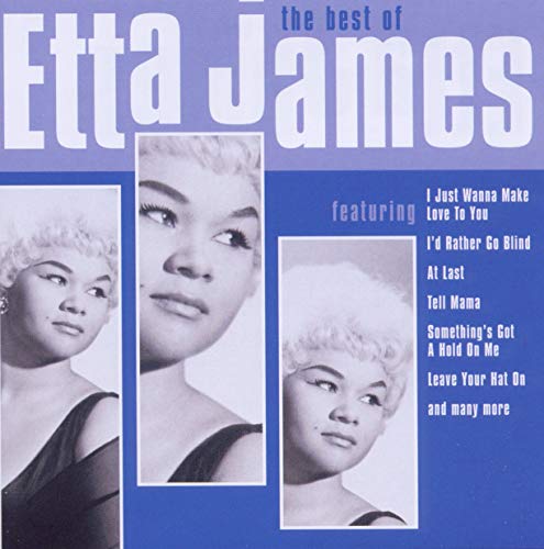CD cover for “The Best Of Etta James” featuring a portrait of Etta James.