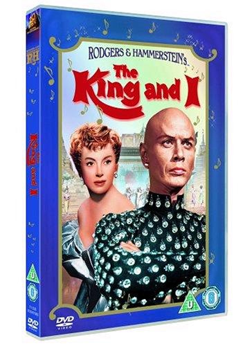 DVD cover for "The King and I" featuring Yul Brynner and Deborah Kerr.