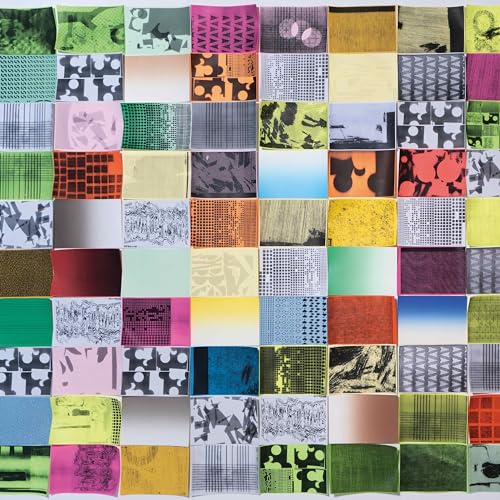 Album cover for Four Tet’s “Three” featuring a grid of patterned squares.