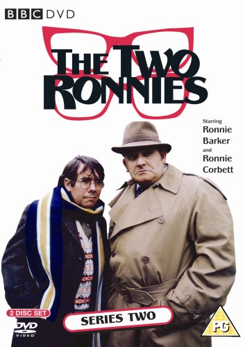 DVD cover for "The Two Ronnies" Series 2, featuring Ronnie Barker and Ronnie Corbett.