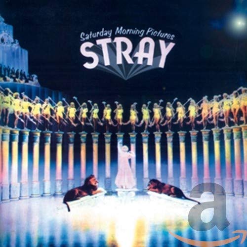 CD cover for “Stray - Saturday Morning Pictures” with lions and performers.