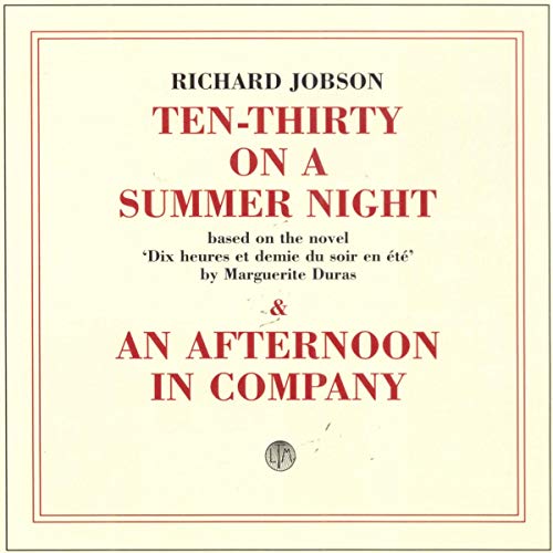 CD cover for Richard Jobson’s “10.30 on a Summer Night” with red text.