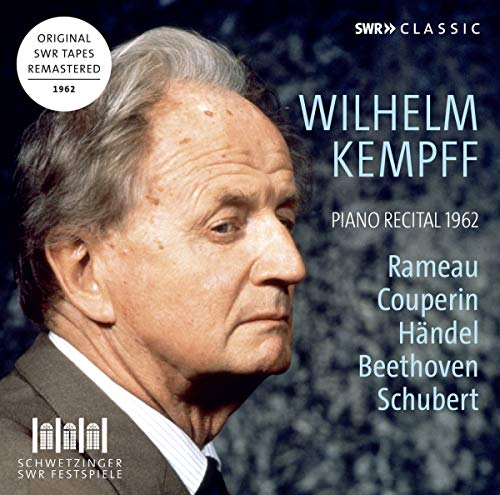 CD cover featuring a portrait of pianist Wilhelm Kempff, dated 1962.