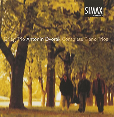 CD cover with a blurred image of trees and figures walking away.