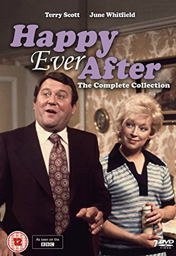 DVD cover for “Happy Ever After” featuring Terry Scott and June Whitfield.