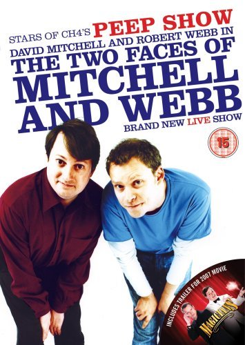 DVD cover featuring David Mitchell and Robert Webb, stars of Peep Show.