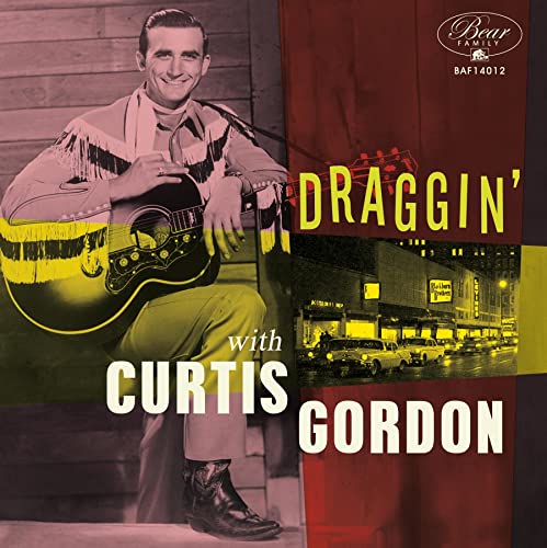Curtis Gordon album cover featuring a smiling musician with a guitar.