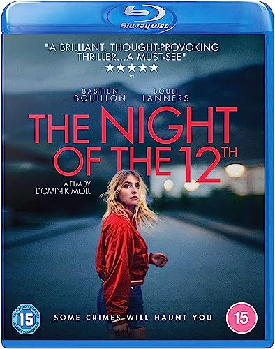 Blu-ray cover for "The Night Of The 12th" featuring a woman in red.