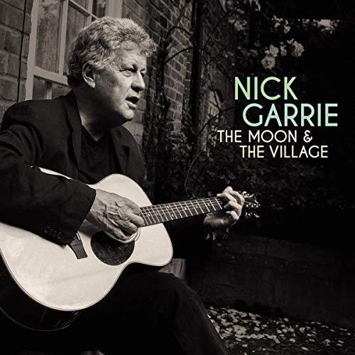 Garrie Nick album cover: man with acoustic guitar, dark background.