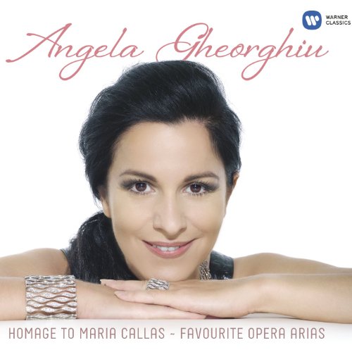 CD cover featuring portrait of opera singer Angela Gheorghiu.