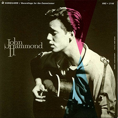 Vinyl cover featuring a black and white portrait of John Hammond playing a guitar.