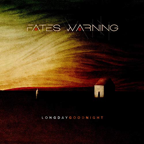 Fates Warning album cover, "Long Day Good Night," with a desolate landscape.