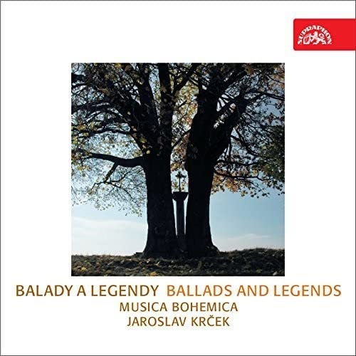 CD cover with two large trees and a wayside cross in a field.
