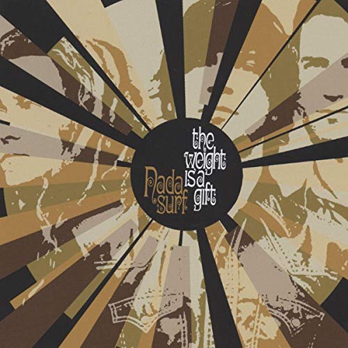 CD cover for Nada Surf’s “The Weight Is A Gift” with radial design.