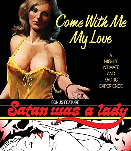 Blu-ray cover featuring a woman in yellow and red demonic imagery.