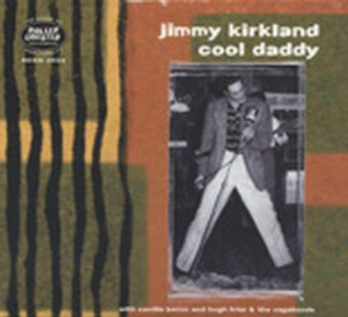 CD cover for Jimmy Kirkland’s “Cool Daddy” featuring a portrait of the artist.
