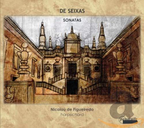CD cover: sketched architectural scene with text “De Seixas Sonatas”.
