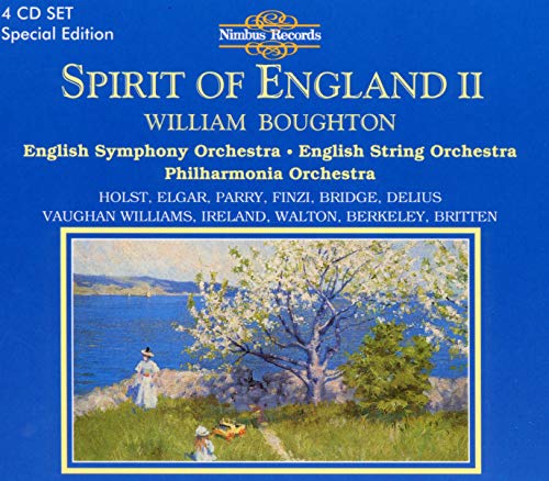 CD cover for āSpirit of England IIā featuring a lakeside landscape painting.