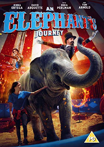 DVD cover for "An Elephant's Journey" featuring an elephant and performers.