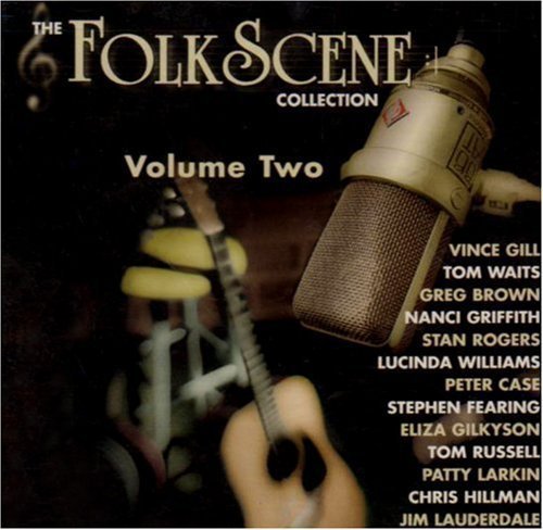 CD cover for “Folkscene Collection - Vol 2” featuring a vintage microphone.