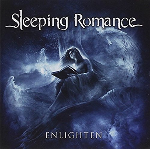 CD cover: woman reading in a swirling, dark blue and white fantasy scene.