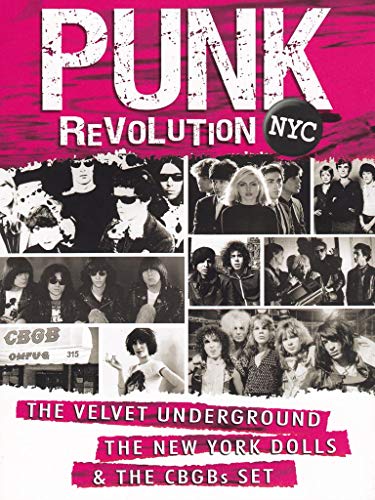 DVD cover for "Punk Revolution NYC" featuring black and white band photos.