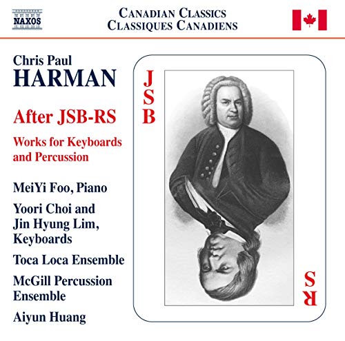 CD cover for “Harmanafter Schumann” featuring portraits of composers.