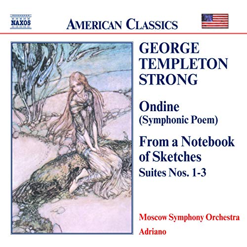 CD cover for "Ondine" by George Templeton Strong, featuring a woman by water.