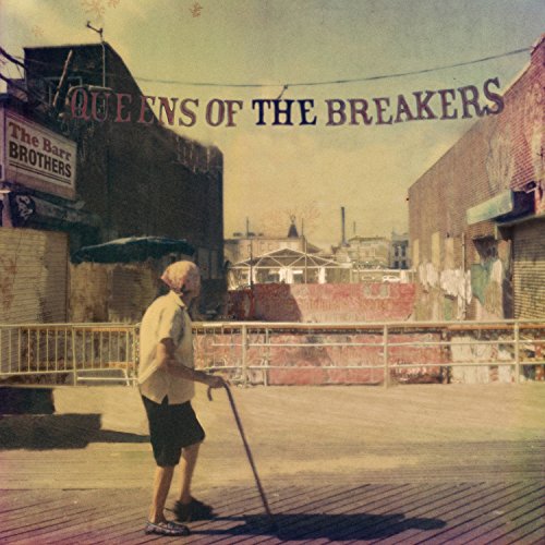 Album cover for The Barr Brothers’ “Queens of the Breakers” with a boardwalk scene.