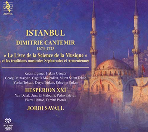 CD cover featuring Istanbul’s Süleymaniye Mosque against a purple sky.