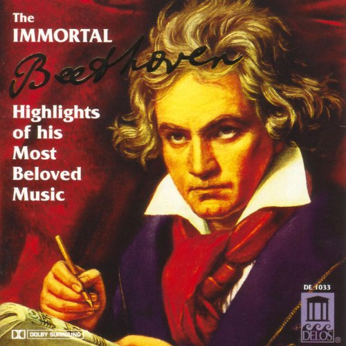 CD cover featuring a portrait of composer Ludwig van Beethoven.