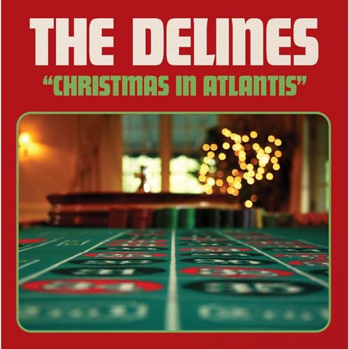 Album cover for The Delines’ “Christmas In Atlantis” featuring a casino scene.
