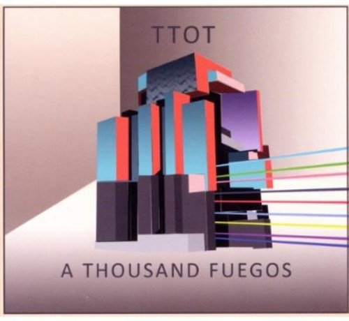 CD cover with abstract geometric shapes in blue, red, and purple.