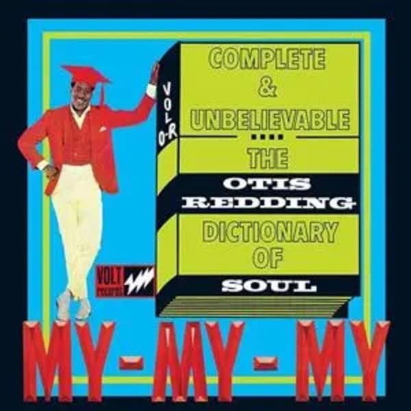 Otis Redding album cover, “Complete & Unbelievable,” featuring a stylized portrait.