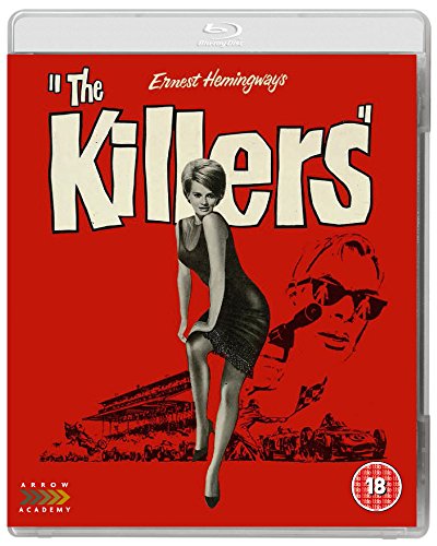 Blu-ray cover for “The Killers” featuring a woman in a black dress.