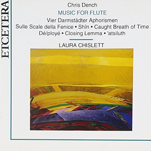 CD cover for “Music for Flute” featuring abstract colorful artwork.