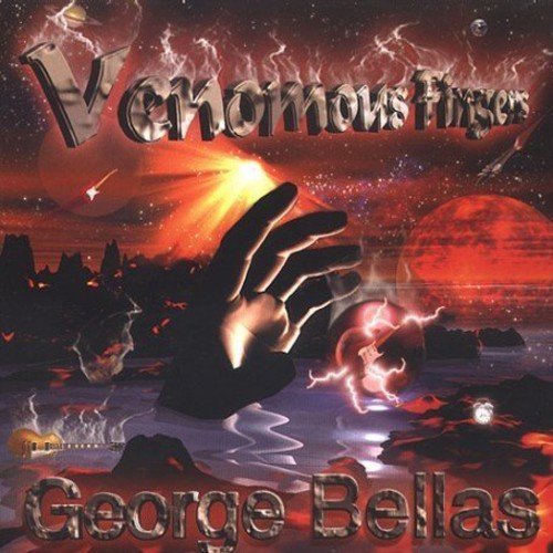 CD cover: a hand reaching toward a fiery, planetary landscape.