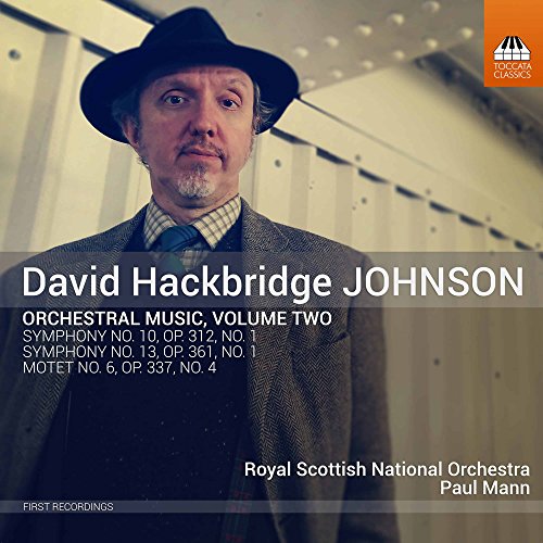 CD cover featuring portrait of composer David Hackbridge Johnson.