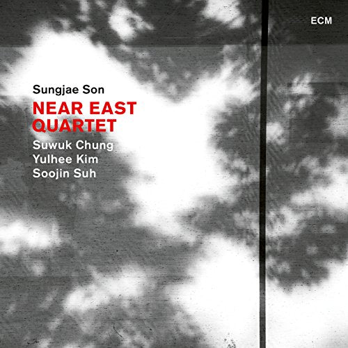 CD cover for Sungjae Son’s “Near East Quartet” with cloudy background.