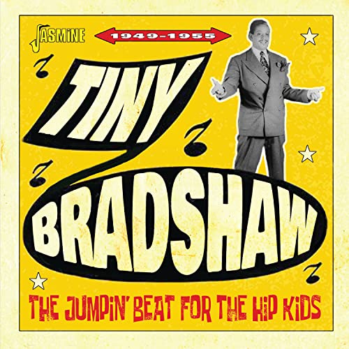 CD cover for Tiny Bradshaw’s “The Jumpin’ Beat For The Hip Kids.”