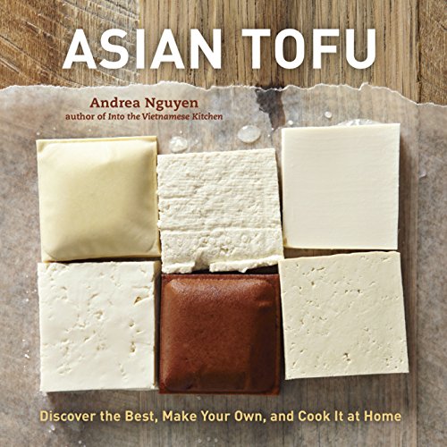 Cookbook cover featuring tofu cubes and the title “Asian Tofu” in large text.