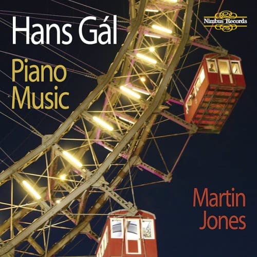 CD cover for Hans Gál piano music featuring a Ferris wheel.