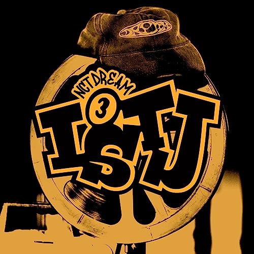 NCT Dream "ISTJ" album cover with text and a baseball cap.
