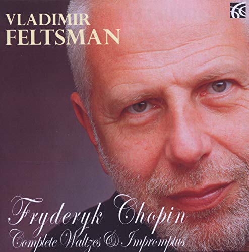 CD cover featuring a portrait of pianist Vladimir Feltsman and composer Chopin.