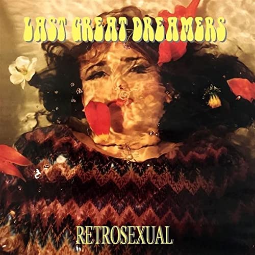 CD cover: woman’s face submerged in water with flowers and bubbles.
